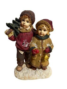 The Little Christmas Tree Figurine By Home Interiors Collectible Resin VTG 2003
